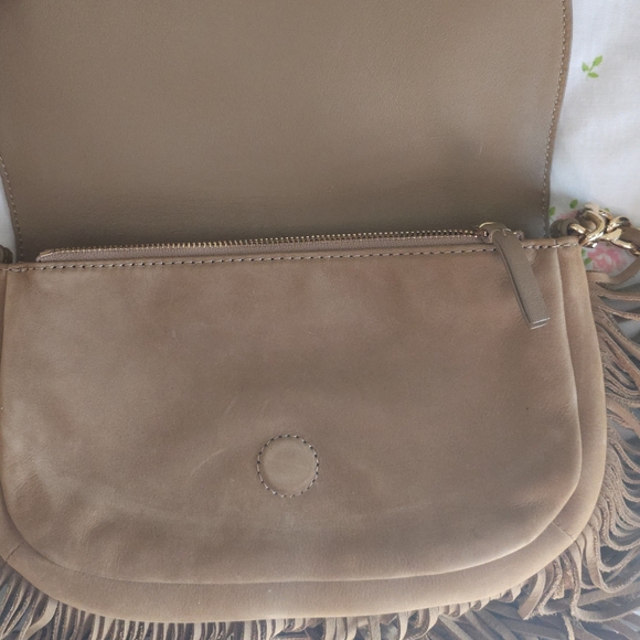 Tory Burch Harper Fringe Mini Leather Crossbody - Picture 6 of 8